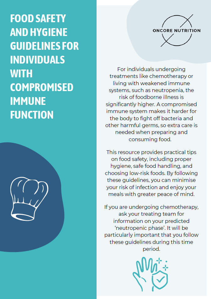 OnCore Nutrition Food Safety and Hygiene Guide