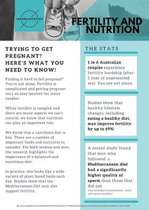 OnCore Nutrition Fertility Guide
