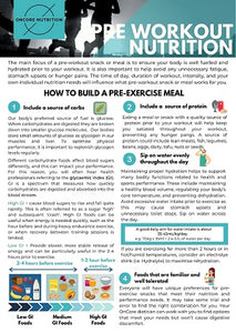 OnCore Nutrition Pre-Exercise Guide