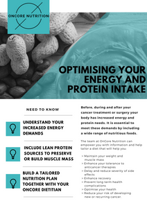 Optimising your energy and protein